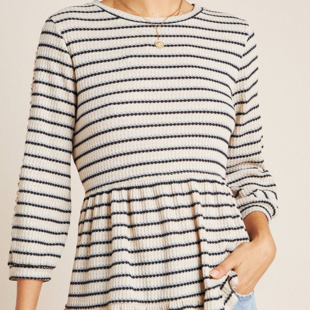 Anthropologie Marsha Babydoll Top